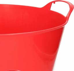 Excellent Houseware Flexibele emmer - rood - 15 liter - kunststof - 35 x 29 cm — thumbnail 3