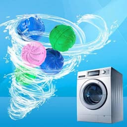 Herbruikbare Wasballen - Zacht - 1000 stuks - Milieuvriendelijk en Antiverwarring - Voor in de Wasmachine — thumbnail 4