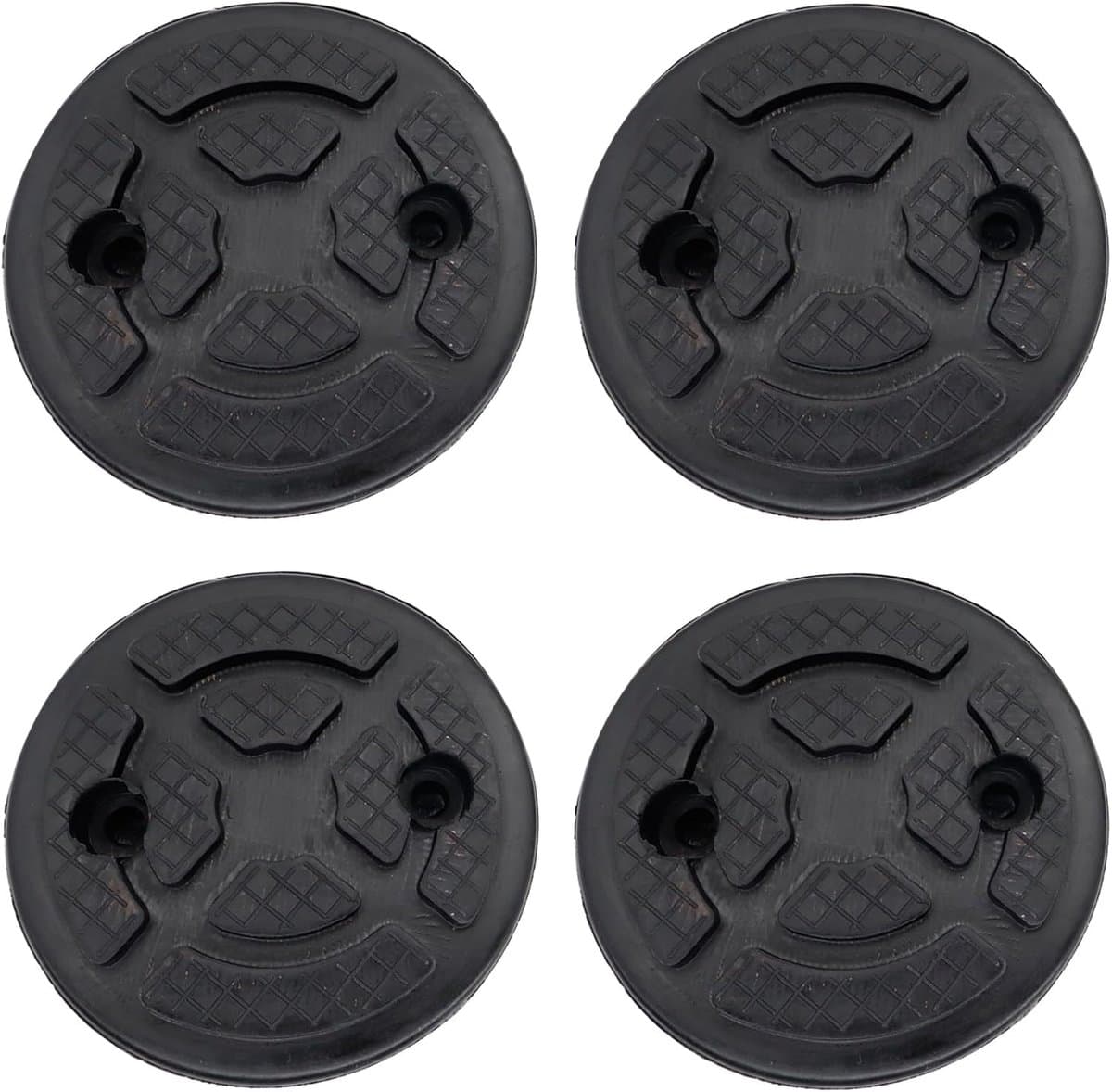 Universele rubber pads voor krikken - set van 4 - antislip - veilig tillen van voertuigen - ShopVlot — afbeelding 1