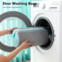 Kssvzz 2-in-1 schoenenwaszak, wasmachine, herbruikbare schoenenzak, waszak, schoenen met ritssluiting - Homevero — thumbnail 5