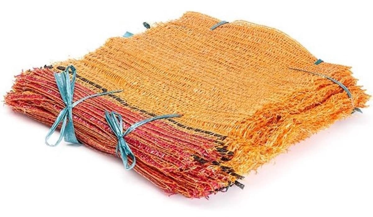 100 stuks robuuste raschelzakken - 51x80 cm - Voor aardappelen, uien en groenten — afbeelding 1