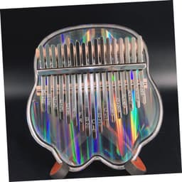 1set Sleutels Acryl Kalimba Draagbaar Vinger Piano Instrument Met Opbergdoos Geschikt Voor Beginners Muziekontspanning Decoratie Leuke Uiterlijk Handige Handleiding — thumbnail 2