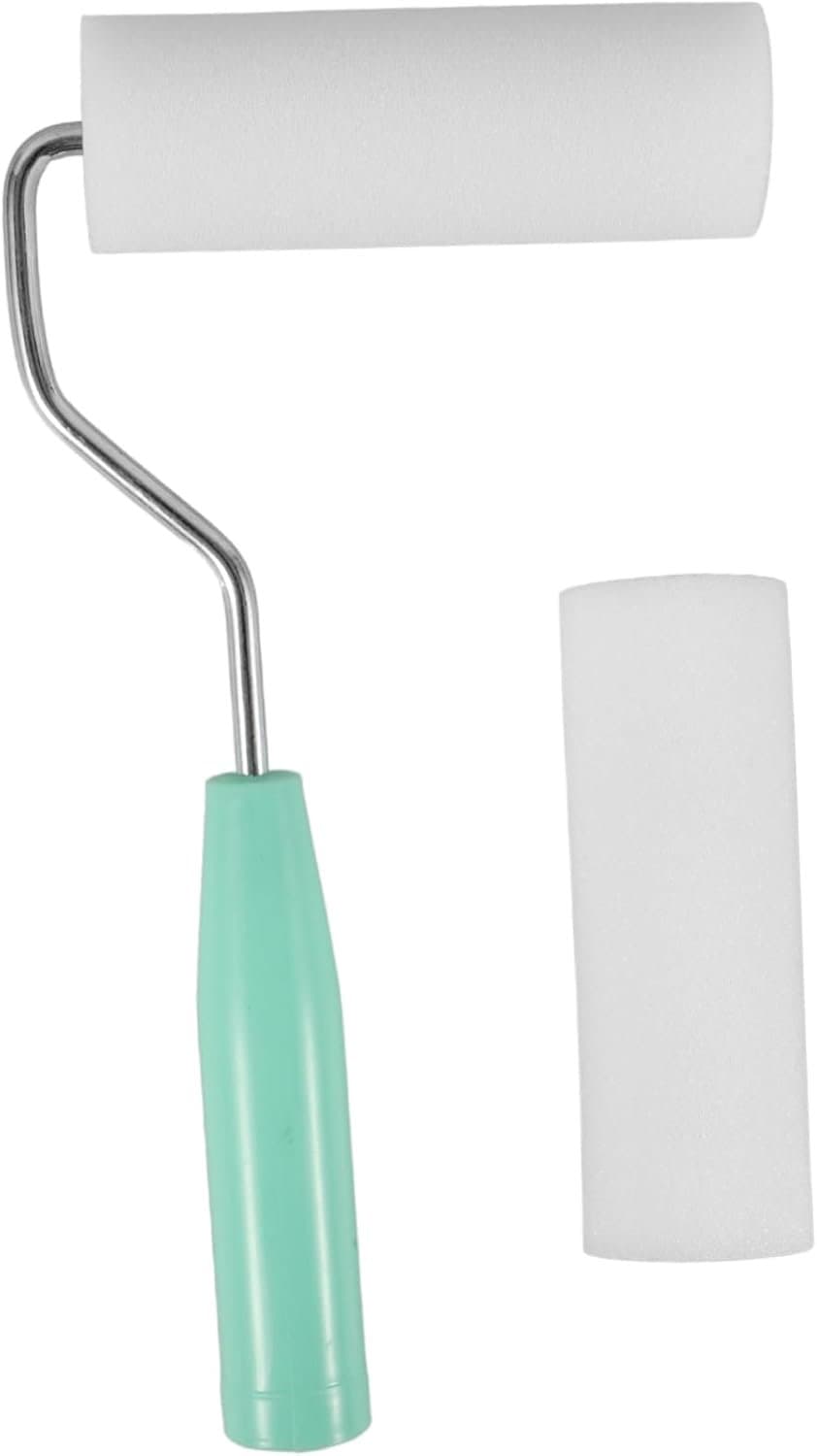 1set Hoogwaardige Schuimroller Voor Muurverf Verstelbare Schilderstool Voor Diy Professionals Geschikt Voor Muren Plafonds Meubels Comfortabele Handgreep Eenvoudige Vervangbaarheid — afbeelding 1