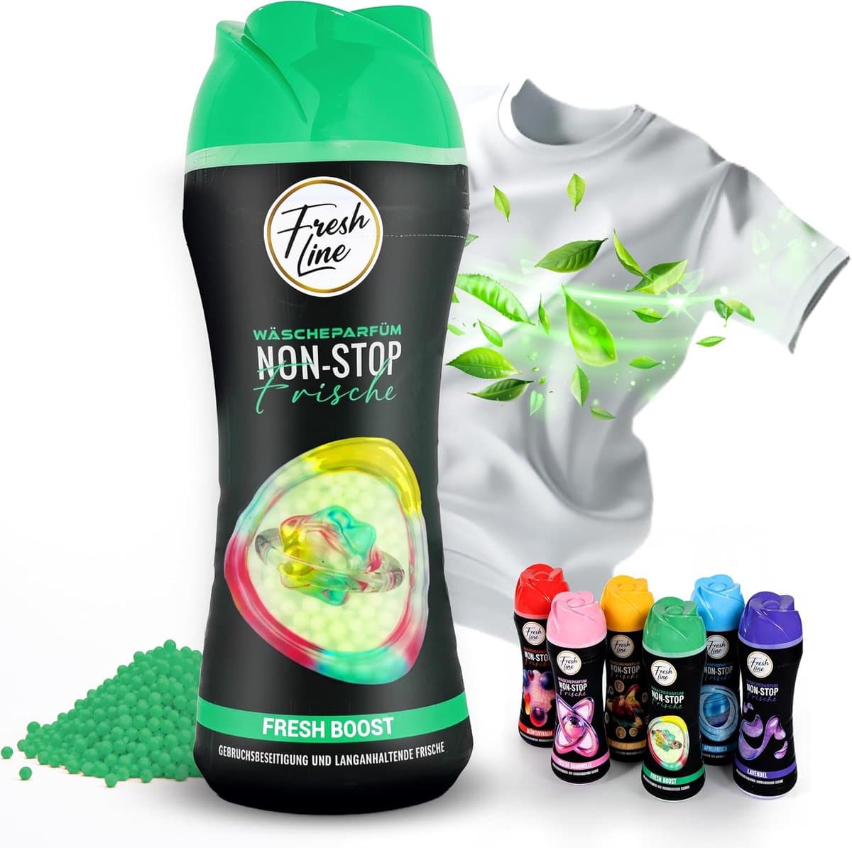 Fresh Line® - Wasverfrisser (3 pack)- Fresh Boost - Wasparfum - Geurparels - 3 x 300 g — afbeelding 1