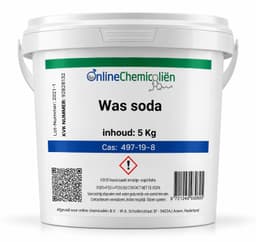 Online chemicalien - Wassoda - 5 kg - Natriumcarbonaat - Voor Was & Reiniging — thumbnail 1