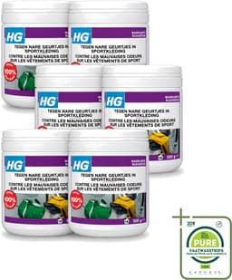 6 x HG - Wasruimte - Tegen Nare Geurtjes In Sportkleding - Wasmiddeltoevoeging - 500 g - Grootverpakking - Geurverwijdering Sportkleding - Stankmoleculen Verwijderen - Wasmiddel Toevoeging - Sportkleding Geur - Handdoek Geur — thumbnail 1