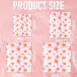 Set van 4 wasnetten met rits, waszakken voor de wasmachine in 4 maten, herbruikbare mesh zakken voor delicate kleding, blouses en sokken — thumbnail 2