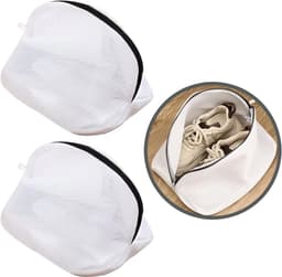 Waszak voor schoenen - 2 stuks, wasmachine zakken met rits, mesh wasnet voor delicate kleding en schoenen — thumbnail 1