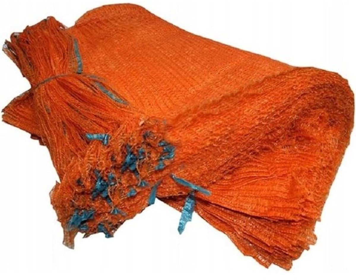 100 stuks groente- en aanmaakhoutnetzakken - 80 cm x 55 cm — afbeelding 1