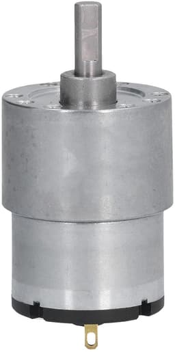 12V Tandwielmotor Metalen Constructie Koperen Wikkelingen 6mm D-as Snelheidsreductie voor Robotica Slimme Huizen Motor Snelheid Verminderend Systeem — thumbnail 4
