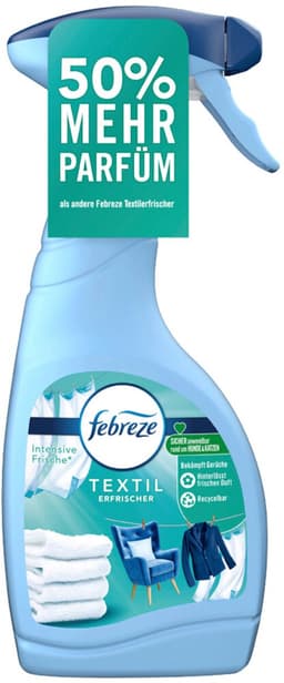 Lenor Febreze Textielverfrisser Spray - Pure Freshness | 1x 500ml | Verwijdert nare geuren — thumbnail 1