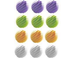 Wasballen voor wasmachine, drogerballen, wasballen, wasballen, drogerballen voor wasdroger, wasballen, rubberen wasballen, verminderen rimpels en klemmen