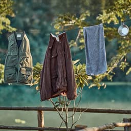 Waslijn - Kledinglijn Touw - Kleding Drogen - Reflecterend Nachtzicht - Verstelbare Lengte - Zwart — thumbnail 4
