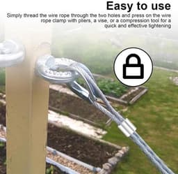 Aluminium hulzen 120 stuks 3 mm dubbele hulzen krimplus staalkabels metaalkabel waslijn — thumbnail 4