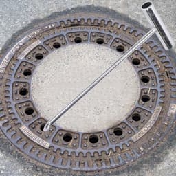 Kanaaldeksellifter Set van 2 - Heavy-duty Hefhaken - Roestvrij Staal - 30 cm lang - Zilverkleurig — thumbnail 5