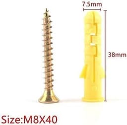 Plastic Ankers - Expansie Schroeven - Muurbevestiging - Sterk En Duurzaam - 10 Stuks - Grijs — thumbnail 5