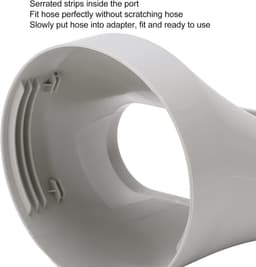 Koppelstuk Mobiele Airco Afvoerslang - 5,9 Inch - voor afvoerslang met een diameter van 15 cm - Voor Airconditioning Uitlaatpoort — thumbnail 4