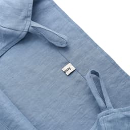 SnelShoppen - Hanging Laundry Bag 100% Linen, Ruimtebesparende Waszak 70x50 cm in Blauw voor Badkamer, Slaapkamer, Kinderkamer - Ideaal voor Thuis en — thumbnail 4