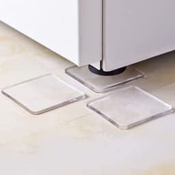 Trillingsdempers Wasmachine - 12 Stuks - Wasmachine dempers - 5 mm Dik - Universeel pads voor Wasmachine en Droger - Geluidsdempers - Trillingsmat - Antislipmat - Anti trillings / vibratie dempers pads - Wasmachine Verhoger - Schokdempers wasmachine — thumbnail 1
