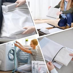 Thijox - Set van 10 Waszakken voor Wasmachine, Robuuste Netstof Wasnetten met Ritssluiting voor Blouses, Beha's, Ondergoed, Kousen, Lingerie en Babykl — thumbnail 3
