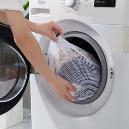 Thijox - 3 Stuks Wasnetten voor Wasmachine, Herbruikbare Waszak met Trekkoord, Mesh Waszakken voor Truien, Jeans, Blouses, Ondergoed, Beha, Jassen en — thumbnail 4
