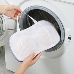 BH Waszakje - 2 stuks - BH Waszak - Wasnetten - Polyester - Wasnet - Was Zakjes - Voor BH Met En Zonder Beugel - Kledingbescherming - Voor wasmachine - Wit - 34*20cm — thumbnail 2