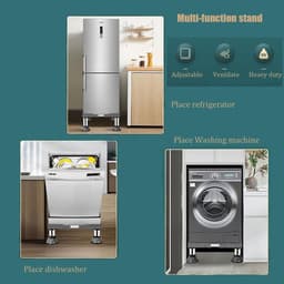 Universele Stapelset voor Wasmachine en Droger, Verstelbare Koppeling met Ratchet Touw, Ideaal voor Ruimtebesparing en Stabiliteit (46-70 cm) — thumbnail 3