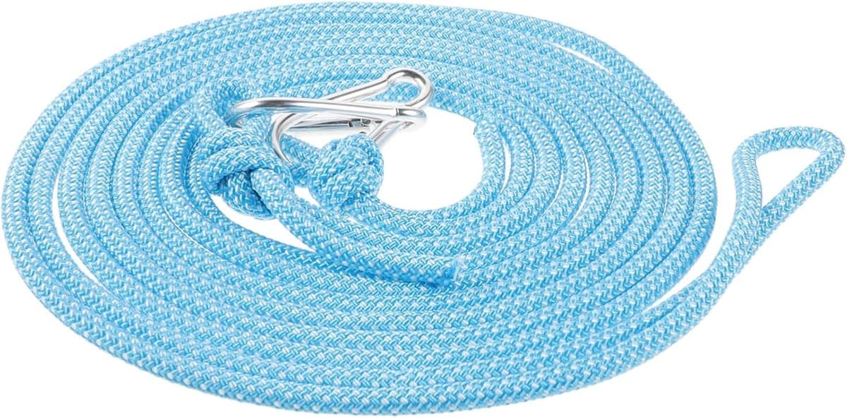 Kledinglijn Outdoor - Waslijn Touw - Kleding Drogen - Antislip Ontwerp - 500 cm - Blauw — afbeelding 1