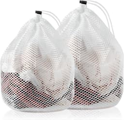 Set van 2 wasnetten met trekkoord voor delicate kleding, ideaal voor wasmachine, sokken en ondergoed — thumbnail 1