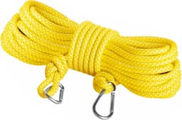 Kledinglijn Touw - Waslijn Polyester - Kleding Drogen - Zacht Gevlochten - 15m x 8mm - Geel — thumbnail 1