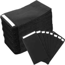 Zaden Zakjes - Enveloppen Kraft - Kleine Items Opslag - Zelfklevend Sluiting - 300 Stuks - Zwart — thumbnail 1
