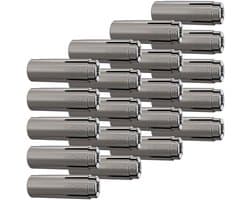 Doorsteekanker - Metaalanker Boutanker - Bevestigen in Beton - Gegalvaniseerd Staal - M8 x 30 mm - Zilver