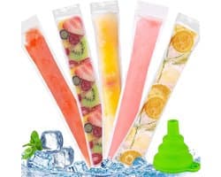 Popsicle Tassen - Waterdicht - Herbruikbaar - Met Ritssluiting - Voor IJsjes