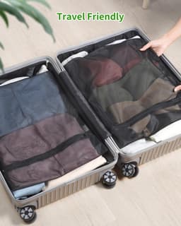 Waszakken voor wasmachine 2-pack (zwart, 40x50cm) — thumbnail 2