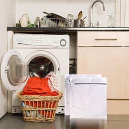 Wasnetten voor wasmachines, waszakken, wasnetten met ritssluiting, waszak voor wasmachines, blouses, beha's, ondergoed, beddengoed, jassen, textiel, 50 x 60 cm — thumbnail 2