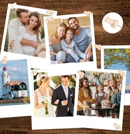 Wasknijpers, witte mini-houten knijpers met 20 m jute koord en 20 beeldnaalden, kleine knijpers voor het ophangen van foto's, fotowand, ansichtkaarten — thumbnail 4