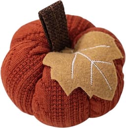 3 Stuk - Ornament - Thanksgiving - Oranje Pompoenornament - Oogstfeest - Gebreid Ornament - Binnendecoratie - Oranje — thumbnail 1
