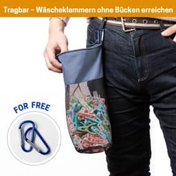 Wasknijperzak - Nylon - Hangend Mesh Design - Sneldrogend - Voor Wasknijpers en Kleine Voorwerpen — thumbnail 3