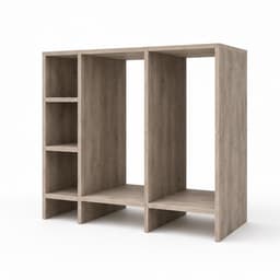 Wasmachinekast Toronto – Voor wasmachine en droger – 160 x 65 x 120 cm – Steigerhout – Wibema — thumbnail 4