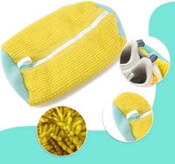Schoenenzak waszak schoenenzak wasmachine schoenen waszakken met wasmachine-zak sportschoenen geel. Geel. S — thumbnail 5