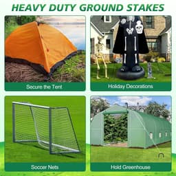 Omgoods - Set van 6 Heavy Duty Grondankers voor Trampolines en Tenten — thumbnail 2