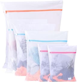SnelShoppen - 6 Stuks Wasnetten voor Wasmachine, 3 Maten Waszakken, Kleding Bescherming met Rits voor Sweaters, Hemden, Ondergoed, Kousen, 60x60cm, 40 — thumbnail 1