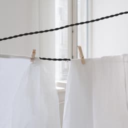 Elastische Waslijn Set - Droogtouw Buiten - Kleding Drogen - Met Haken - 150 cm - Zwart — thumbnail 4