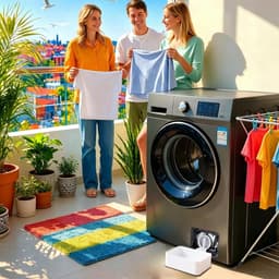 1 Pack Wasmachine Lekbak - Lekvrij Filter Reinigingsgereedschap - Wasmachine Afvoerbak - Afvoerbak Herbruikbare Watercollector - Gemakkelijk schoon te maken Plastic - Overloop - Afvoerbak - Wit - 18*18*7cm — thumbnail 4