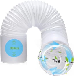 Dailygoods- Afvoerslang 3m 150mm - Flexibele Slang - Dompelpomp - Airco Slang - Opvouwbare Ontluchtingsslang - PP-Materiaal - Luchtafvoerslang — thumbnail 2