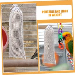Voederzakken Vogels - Hangende Netzakken - Vogels Voeren - Herbruikbaar Polyester - 8 Stuks - Groen — thumbnail 3