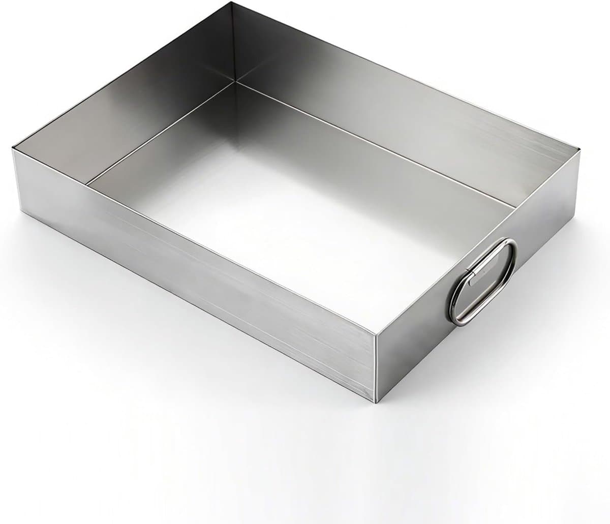 Condensopvangbak - Lekbak Afvoerbak - Water Opvang - Roestvrij Staal - 20-120 cm - Zilver — afbeelding 1