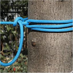 Waslijn Touw - Drooglijn Buiten - Kleding Drogen - Sterk Polyester Materiaal - 6mm Dik 5 Meter - Blauw — thumbnail 5
