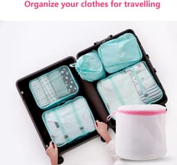 Waszakken Set van 3 Stuks - Mesh Zakken voor de Wasmachine met Ritssluiting - Ideaal voor Bh's Ondergoed Sokken en Reizen - Houdt Kleding Georganiseerd — thumbnail 3