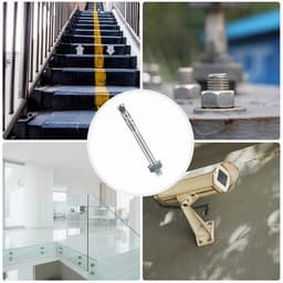 Boutankers - Wigankers Pluggen - Zware Bevestigingen - Gegalvaniseerd Koolstofstaal - M10 x 10 mm - Zilver — thumbnail 2